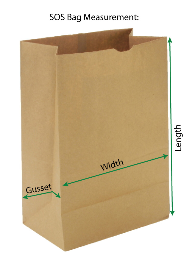 PaperPep Plain White Wide Bottom Paper Bag 9