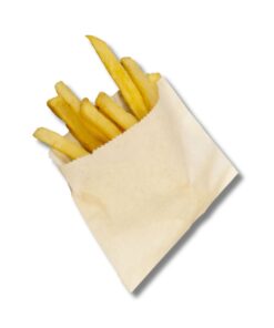 Image of paper french fry bags.