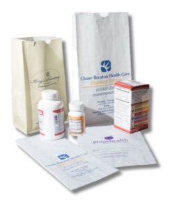 Image of paper pharmacy rx bags.