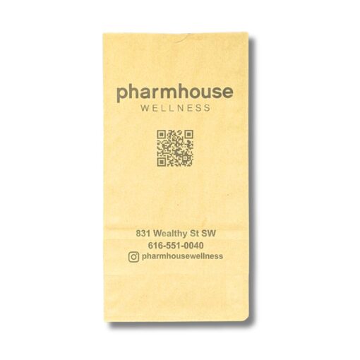 Image of paper pharmacy rx bags.