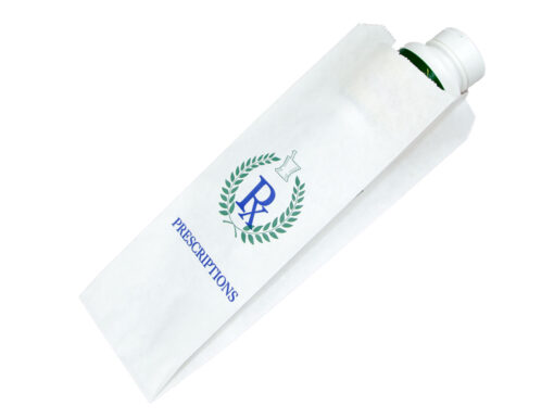 Image of paper pharmacy rx bags.