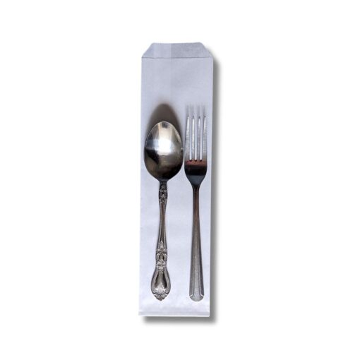 Image of paper silverware sleeve bag.