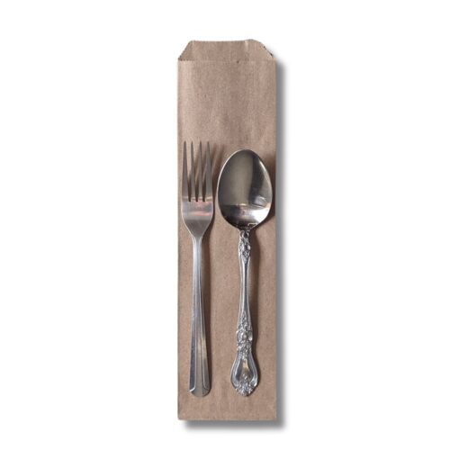 Image of paper silverware sleeve bag.