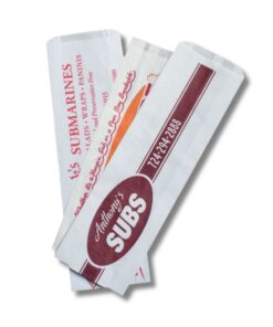 Image of paper sub and hoagie bags.