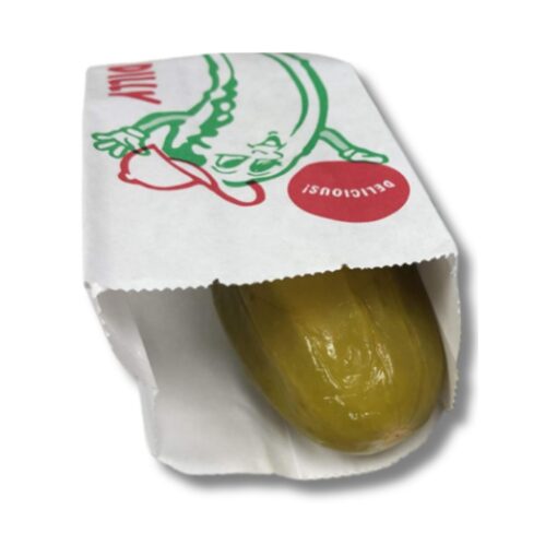 Image of paper pickle bag sleeves.