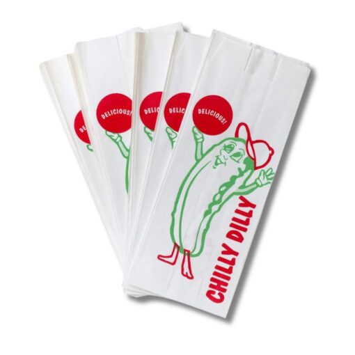 Image of paper pickle bag sleeves.