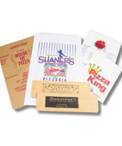 Image of paper pizza bag.