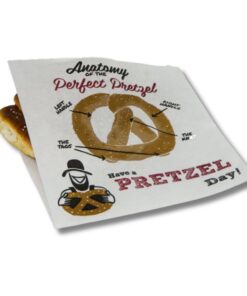 Image of paper pretzel sleeve bag.