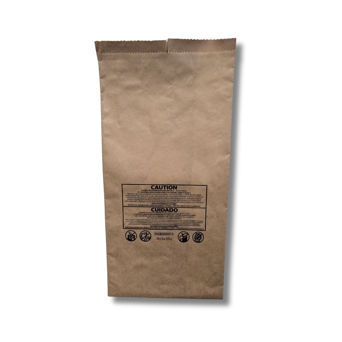 Image of paper dry ice bags.