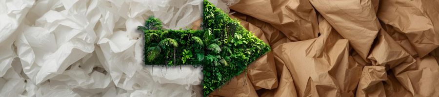 Plastic to paper packaging.