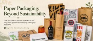 Sustainable paper packaging trends.